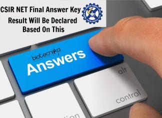 CSIR NET Final Answer Key – Result Will Be Declared Based On This