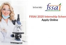 FSSAI April 2020 Internship Scheme – Apply Online FSSAI Internship Scheme April