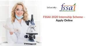 FSSAI Internship Scheme April