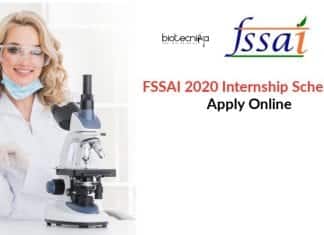 FSSAI Internship Scheme April