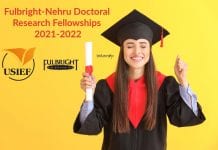 Fulbright-Nehru Doctoral Research Fellowships 2021-2022 Fulbright-Nehru Doctoral Research Fellowships