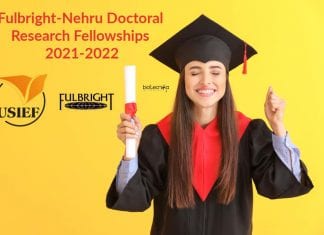 Fulbright-Nehru Doctoral Research Fellowships 2021-2022 Fulbright-Nehru Doctoral Research Fellowships