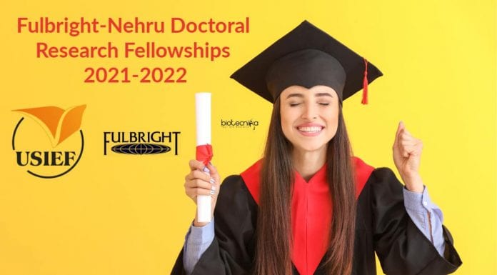 Fulbright-Nehru Doctoral Research Fellowships