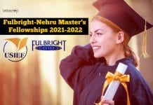 Fulbright-Nehru Master’s Fellowships 2021-2022