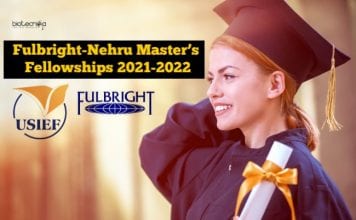 Fulbright-Nehru Master’s Fellowships 2021-2022 – Applications Invited Fulbright-Nehru Master’s Fellowships 2021-2022