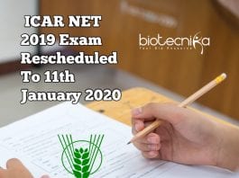 ICAR NET 2019 Exam