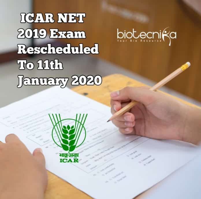 ICAR NET 2019 Exam