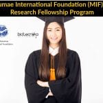 Matsumae International Foundation (MIF) 2021 Research Fellowship Program Matsumae International Foundation 2021