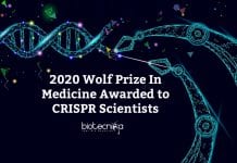 2020 Wolf Prize in Medicine Awarded to CRISPR Scientists Wolf Prize to CRISPR Scientists