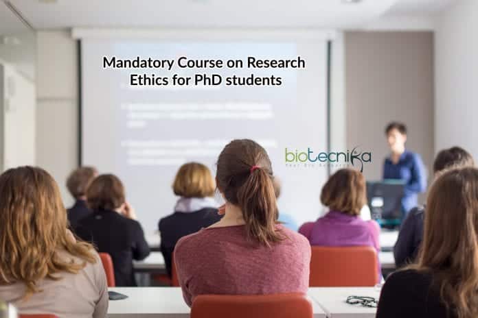 new mandatory course for PhD students