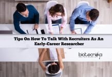 Tips On How To Talk With Recruiters As An Early-Career Researcher Research Interview Tips