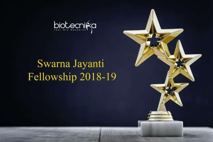 Swarna Jayanti Fellowship Scientists
