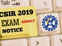CSIR HRDG NOTICE – CSIR NET Result Will Be Declared By End Of January CSIR NET Result Date