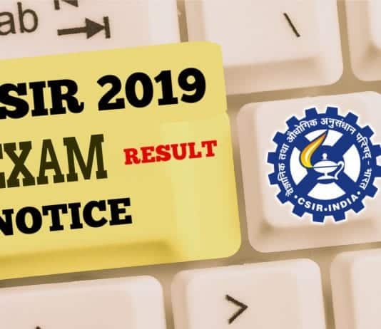 CSIR NET Result Date