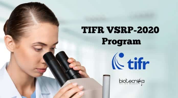 TIFR Visiting Students' Research