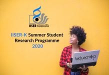 IISER-K Summer Student Research Programme 2020 2020 IISER-K Summer Research