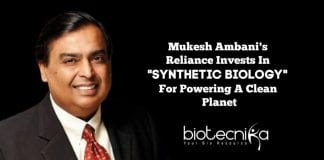 Reliance invest in synthetic biology