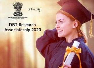 DBT-Research Associateship in Biotech & Life Sciences 2020 – Applications Invited DBT RA Program 2020
