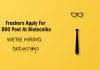 Freshers Apply For BDO Post At Biotecnika Bangalore – 20 Openings Freshers Apply For BDO Post At Biotecnika