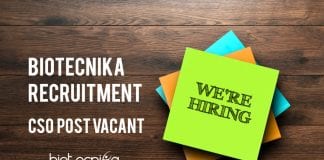 Freshers Job Biotecnika
