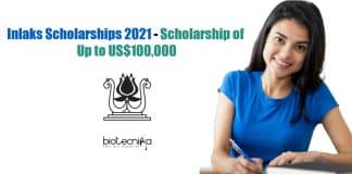 Inlaks Scholarships 2021