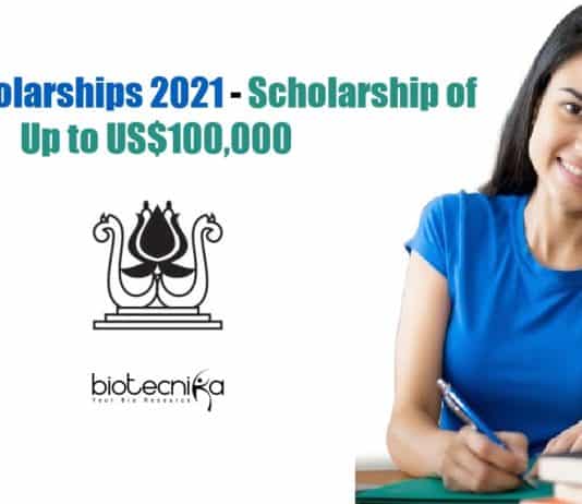 Inlaks Scholarships 2021