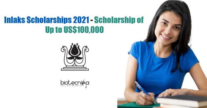 Inlaks Scholarships 2021