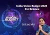 India budget 2020 for science