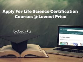 Life Science Certification Courses