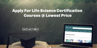 Life Science Certification Courses