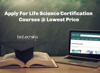 Apply For Life Science Certification Courses @ Lowest Price Life Science Certification Courses
