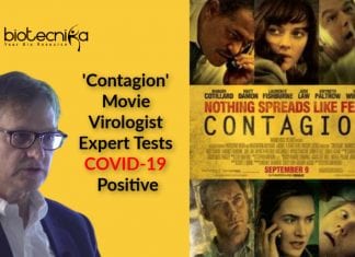 Strange Coincidence -‘Contagion’ Movie Virologist Expert Tests COVID-19 Positive Dr. Lipkin behind contagion turns positive for Covid-19