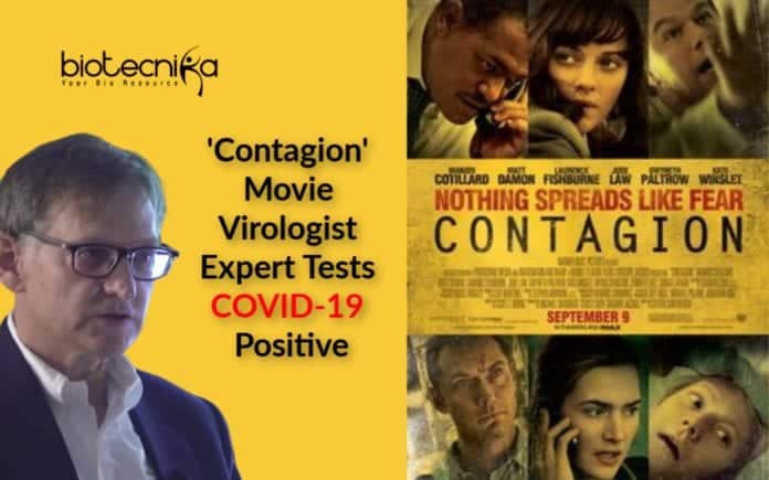 Dr. Lipkin behind contagion turns positive for Covid-19