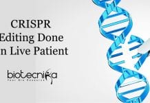 For First Time Ever CRISPR Editing Done In Live Patient First direct use of CRISPR in Humans