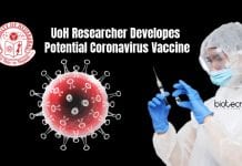 UoH Indian Researcher Develop Potential Coronavirus Vaccine coronavirus vaccine by indian scientist