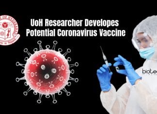 UoH Indian Researcher Develop Potential Coronavirus Vaccine coronavirus vaccine by indian scientist
