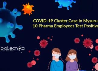 COVID-19 Cluster Case In Mysuru – Ten Pharma Employees Test Positive Pharma Company's Employees Test