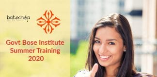 Bose Institute Summer Training