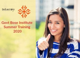 Bose Institute Summer Training