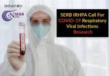 SERB IRHPA Call For COVID-19 Respiratory Viral Infections Research COVID-19 Respiratory Viral Infections