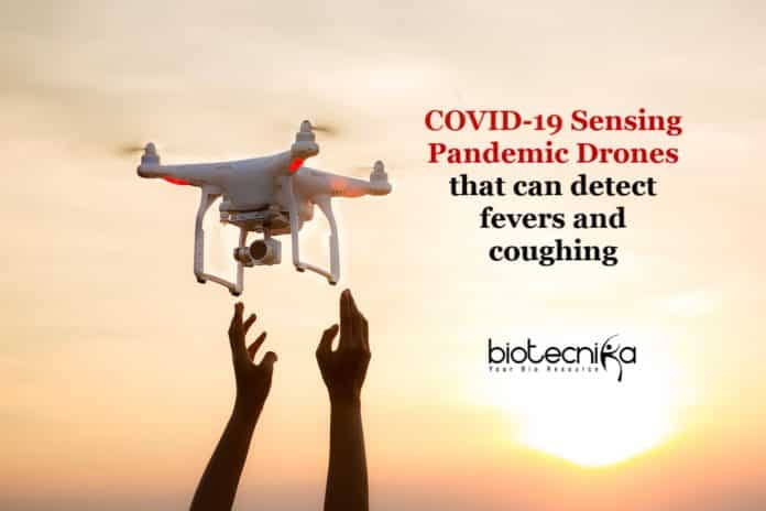 COVID-19 sensing drones