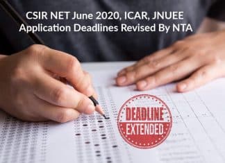 CSIR NET June 2020, ICAR, JNUEE Application Deadlines Revised By NTA CSIR NET June
