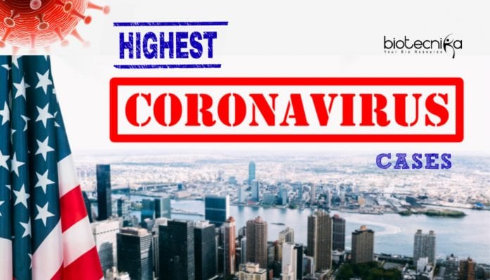 Coronavirus cases in the US more than China