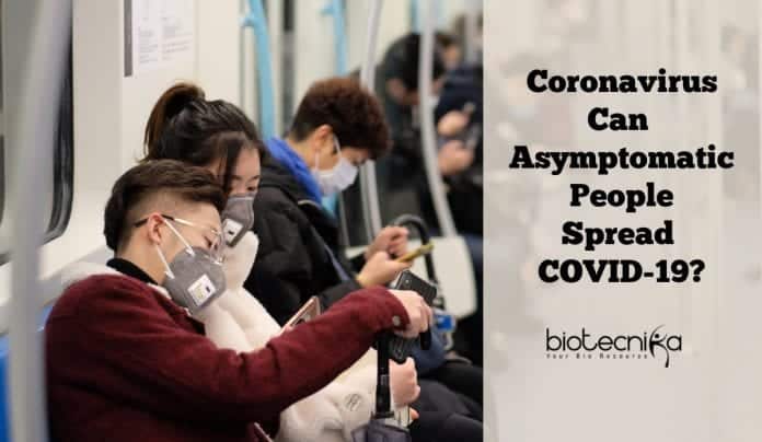 Asymptomatic people spread Coronavirus