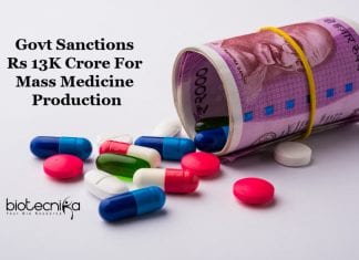 Govt Sanctions Rs 13K Crore For Mass Medicine Production Mass Medicine production