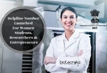 Helpline Number Launched For Women Students, Researchers & Entrepreneurs Helpline number for women in science