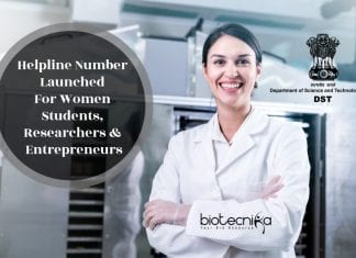 Helpline Number Launched For Women Students, Researchers & Entrepreneurs Helpline number for women in science