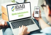 IBAB Admissions 2020