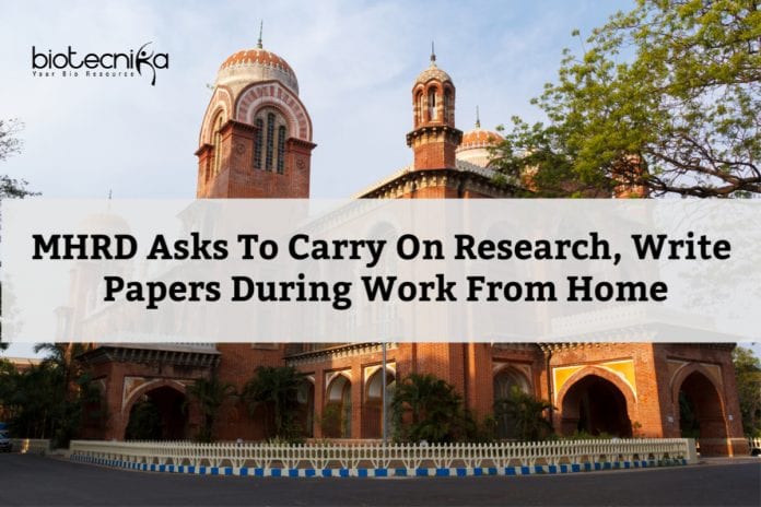 MHRD Gives Work from home