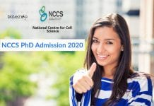 NCCS PhD Admission 2020 August – Applications Invited NCCS PhD Admission 2020